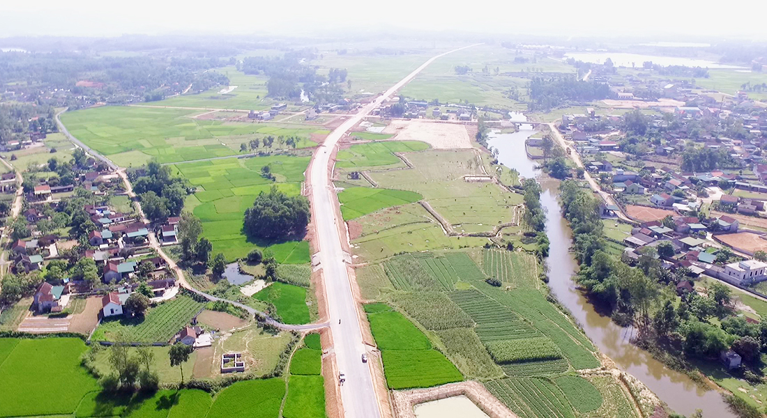 Tuyến đường N5 nối Khu kinh tế Đông Nam đến Hòa Sơn (Đô Lương).