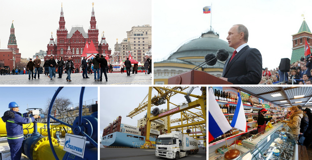 Dự đoán năm 2019, nền kinh tế Nga có bước phát triển nhỏ. 