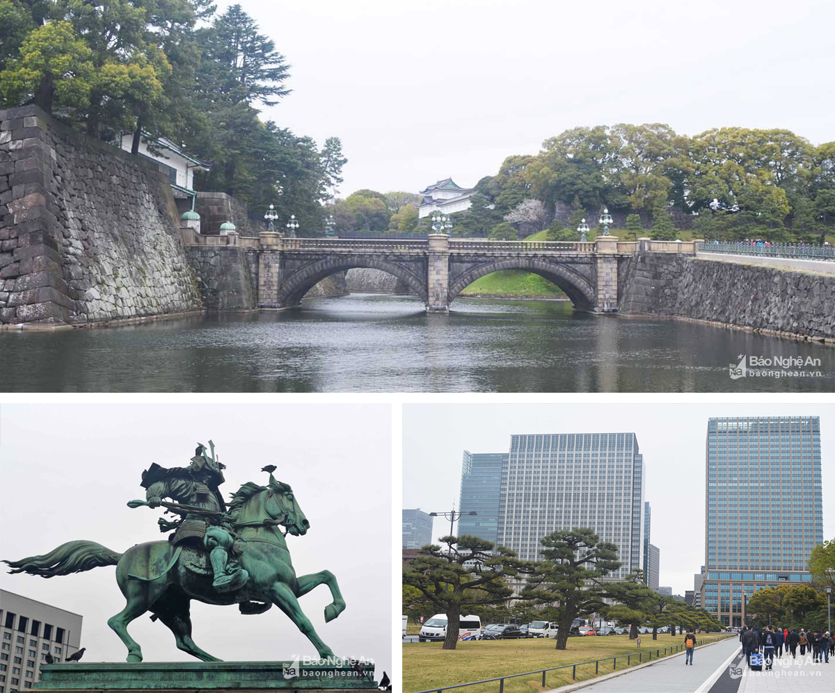 Hoàng cung Nhật Bản ở thủ đô Tokyo.