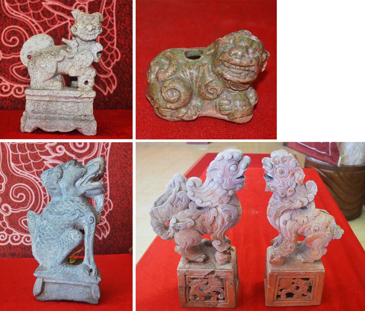 Một số hiện vật nghê Việt cổ tại triển lãm 