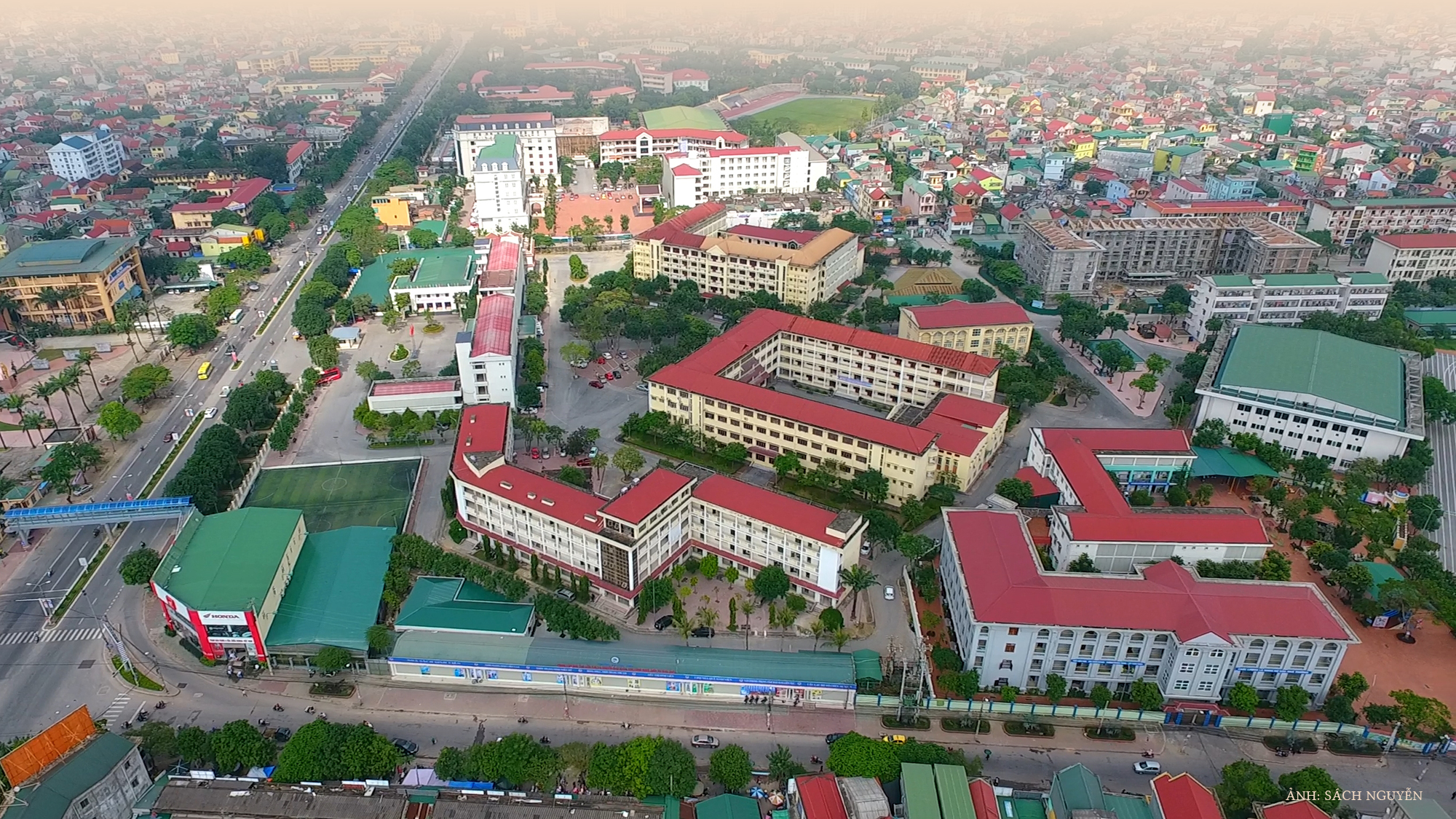 Quang cảnh Trường Đại học Vinh.