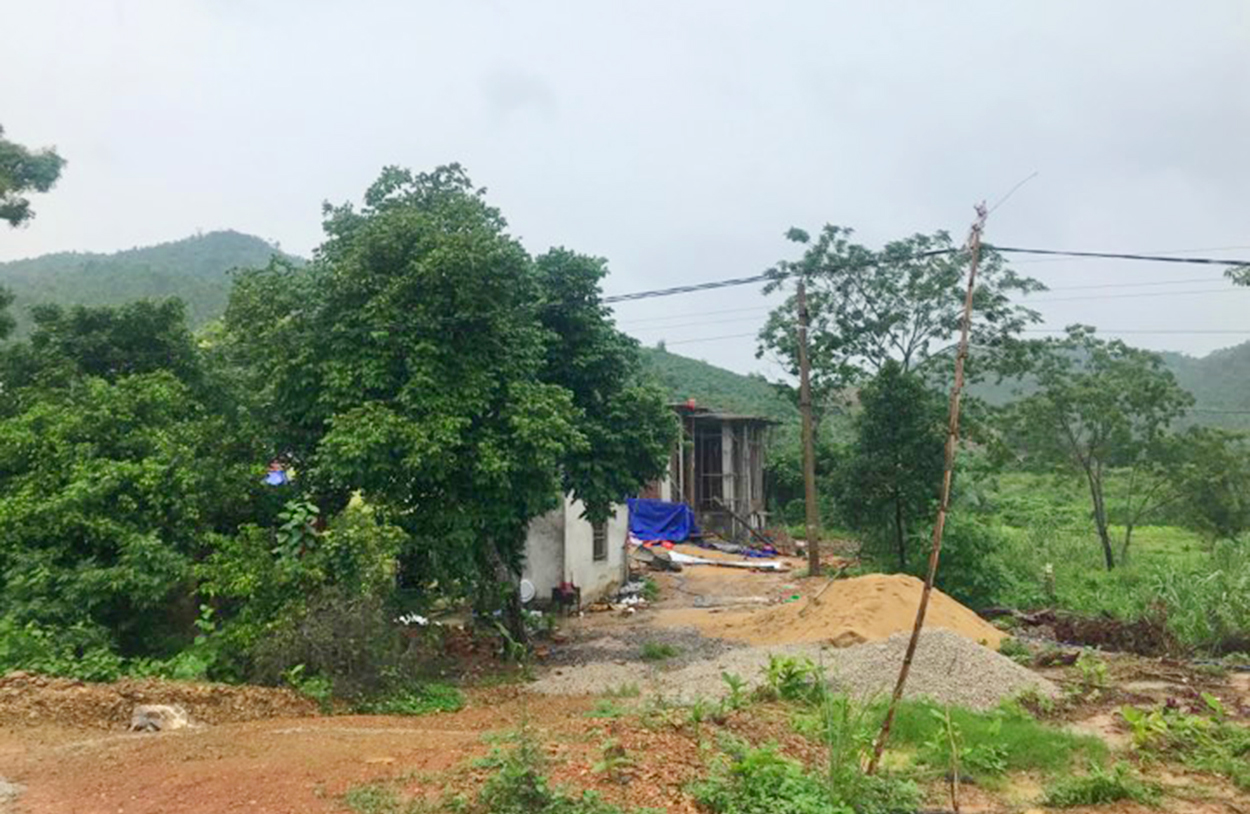 Mảnh đất của gia đình chị Nguyễn Thị Linh (xã Quỳnh Vinh, thị xã Hoàng Mai) đã được cấp giấy chứng nhận quyền sử dụng đất.