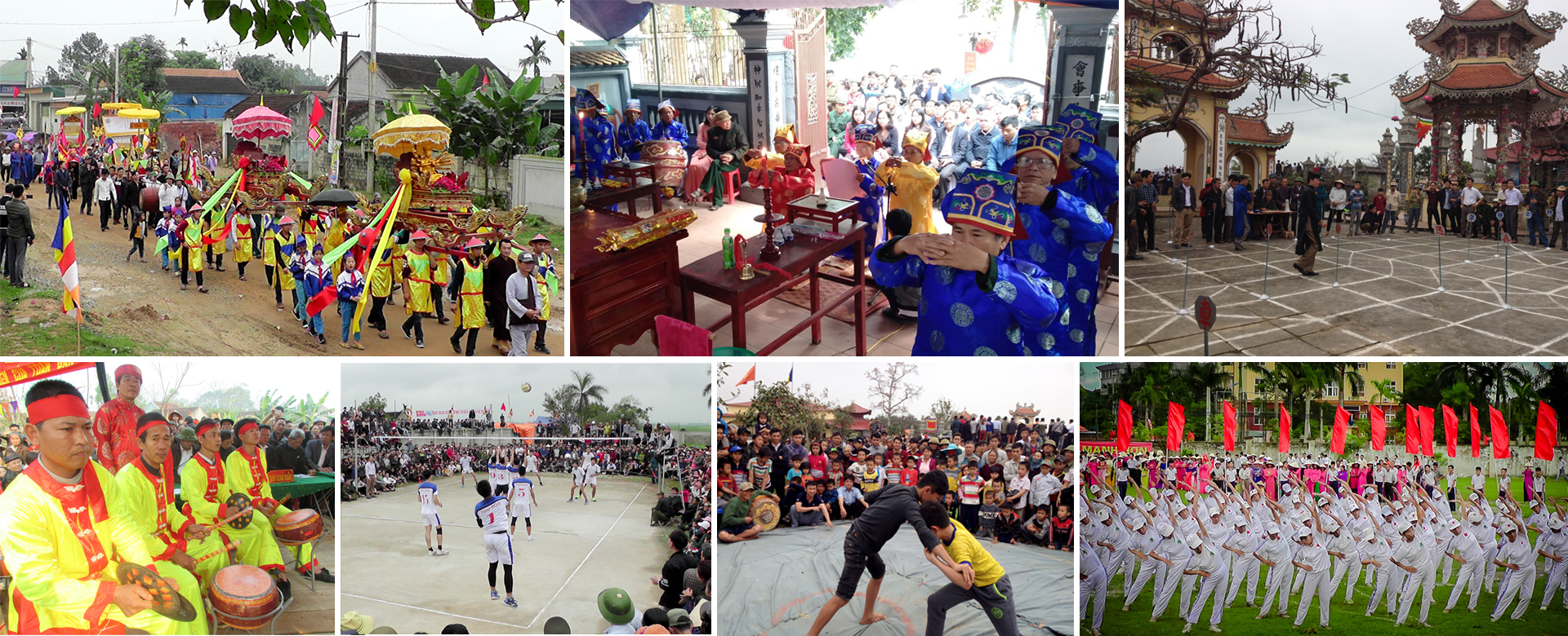 Các lễ hội, phong trào văn hóa - thể thao ở Yên Thành được giữ gìn, phát triển.