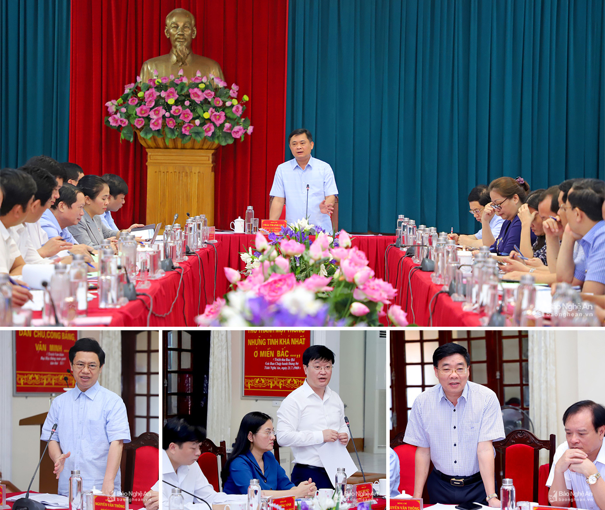 Ban Thường vụ Tỉnh ủy duyệt nội dung, nhân sự Đại hội các đảng bộ Yên Thành, Con Cuông, Cửa Lò và ĐH Vinh.