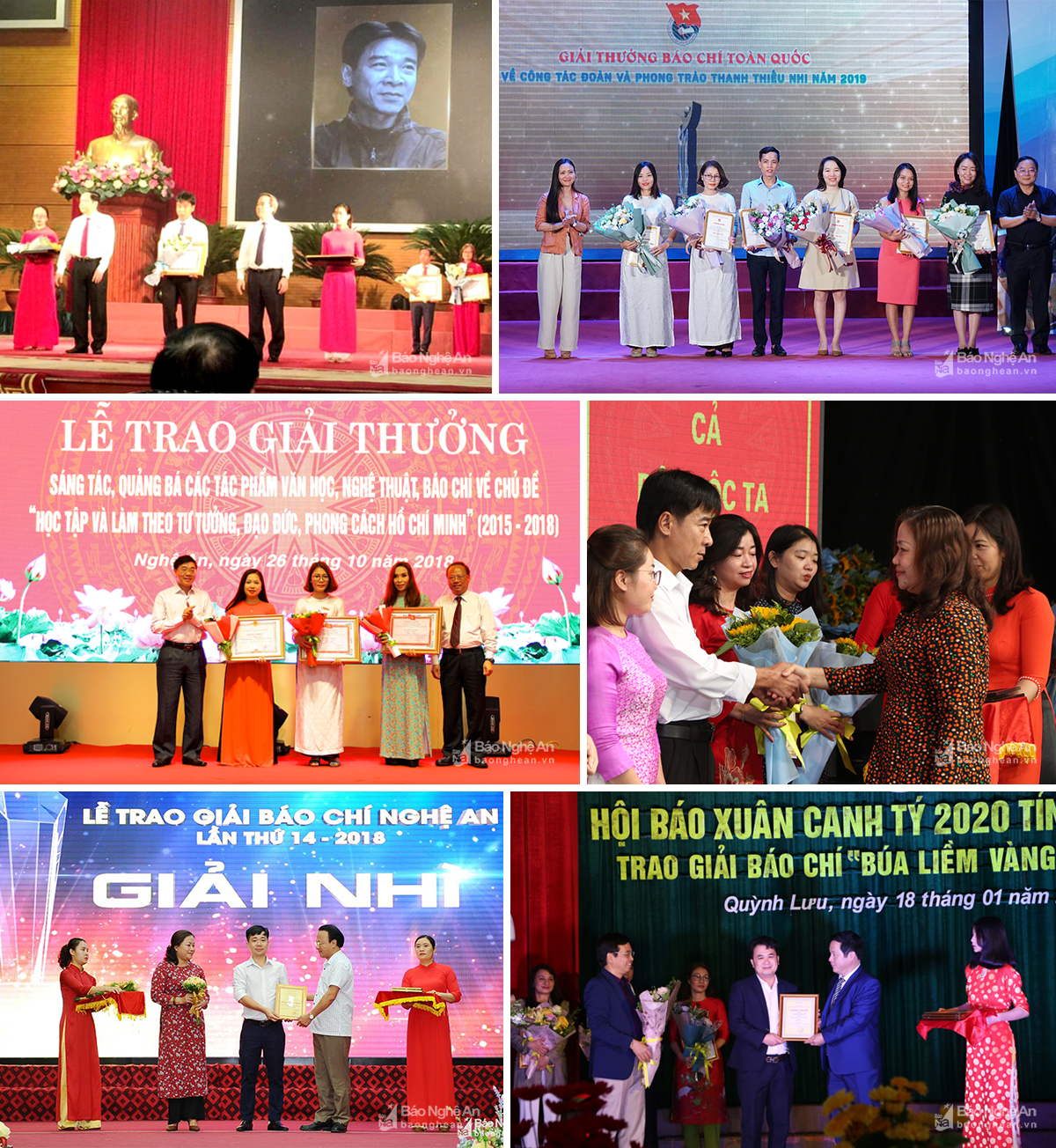 Báo Nghệ An luôn đạt giải cao tại các cuộc thi giải báo chí Quốc gia, báo chí cấp tỉnh.