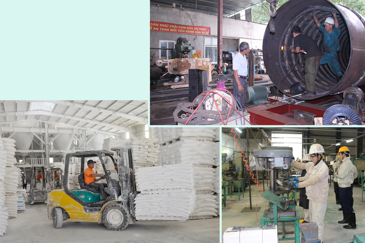 Sản xuất công nghiệp tại Quỳ Hợp được quan tâm đầu tư và hoạt động có hiệu quả.