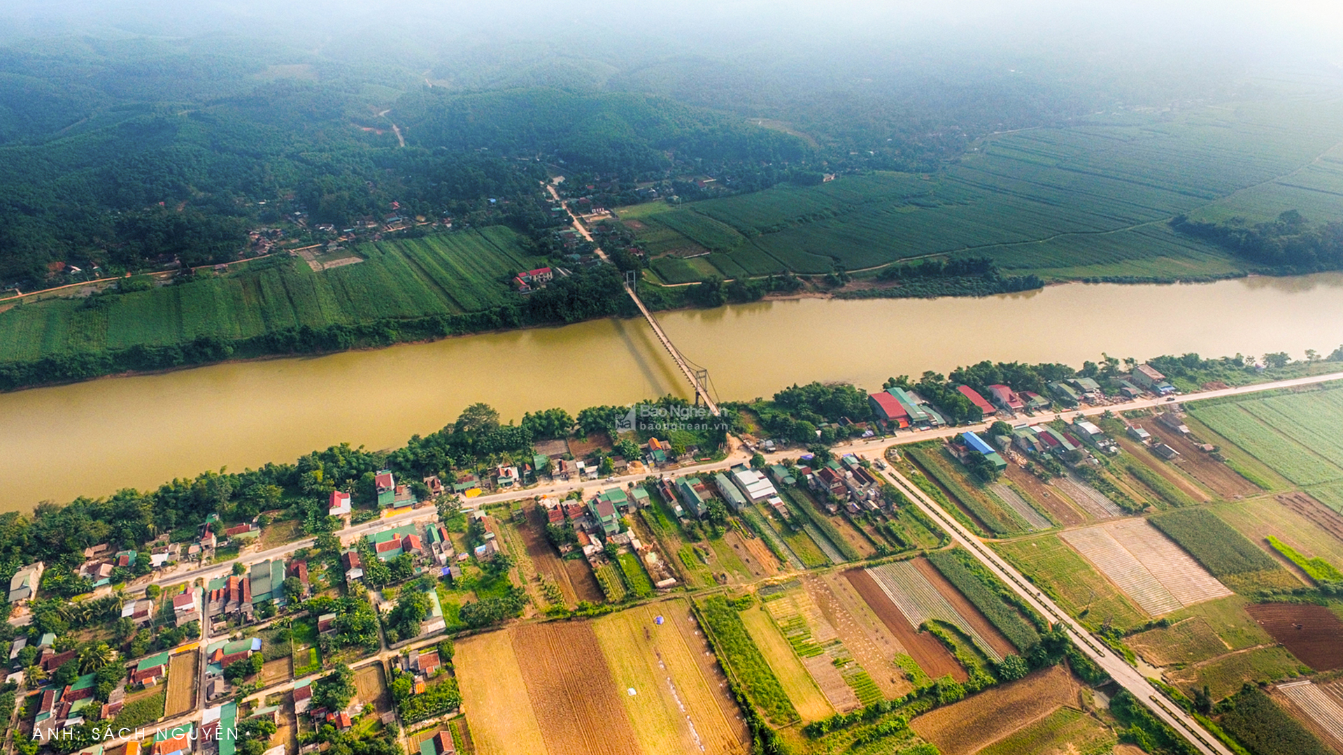 Một góc huyện Con Cuông.