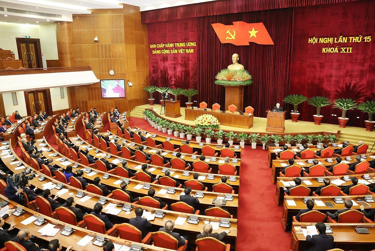 Hội nghị lần thứ 15 Ban Chấp hành Trung ương Đảng (khóa XII) diễn ra trong ngày 16 và sáng 17/1 tại Hà Nội.  