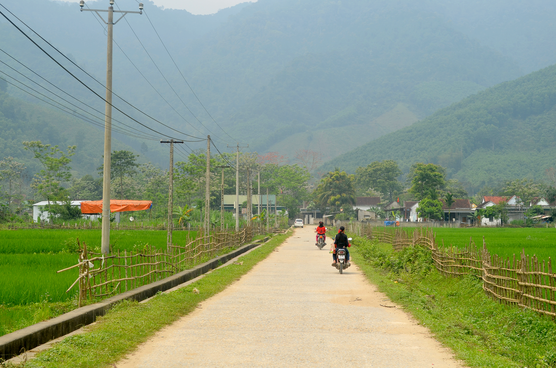 Bản Chảo, nơi có 3 nạn nhân vụ sập mỏ thiếc trên núi Lan Toong năm 2019.