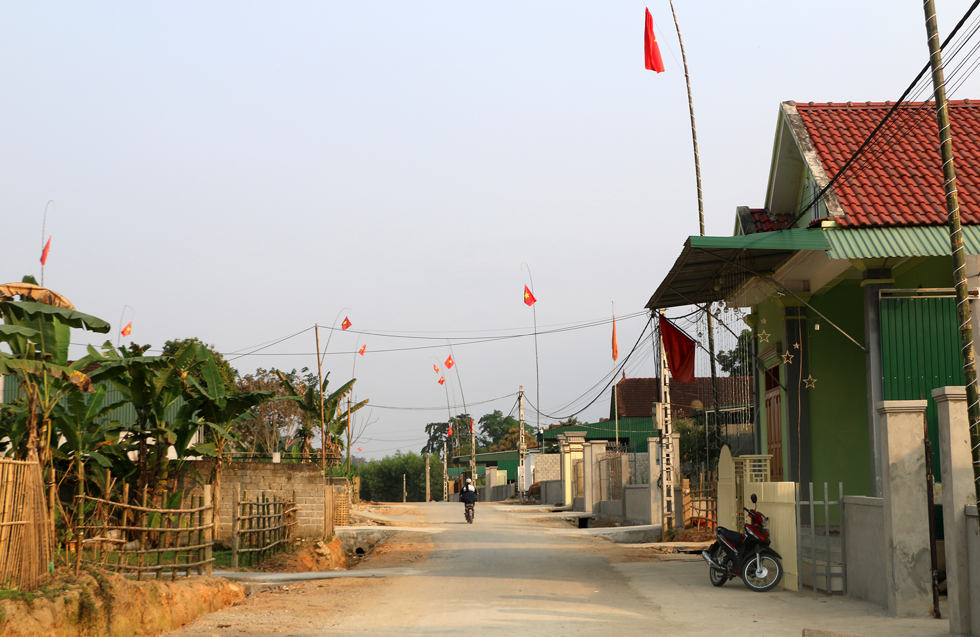 Một góc bản Tân Hòa, xã Bồng Khê (Con Cuông).