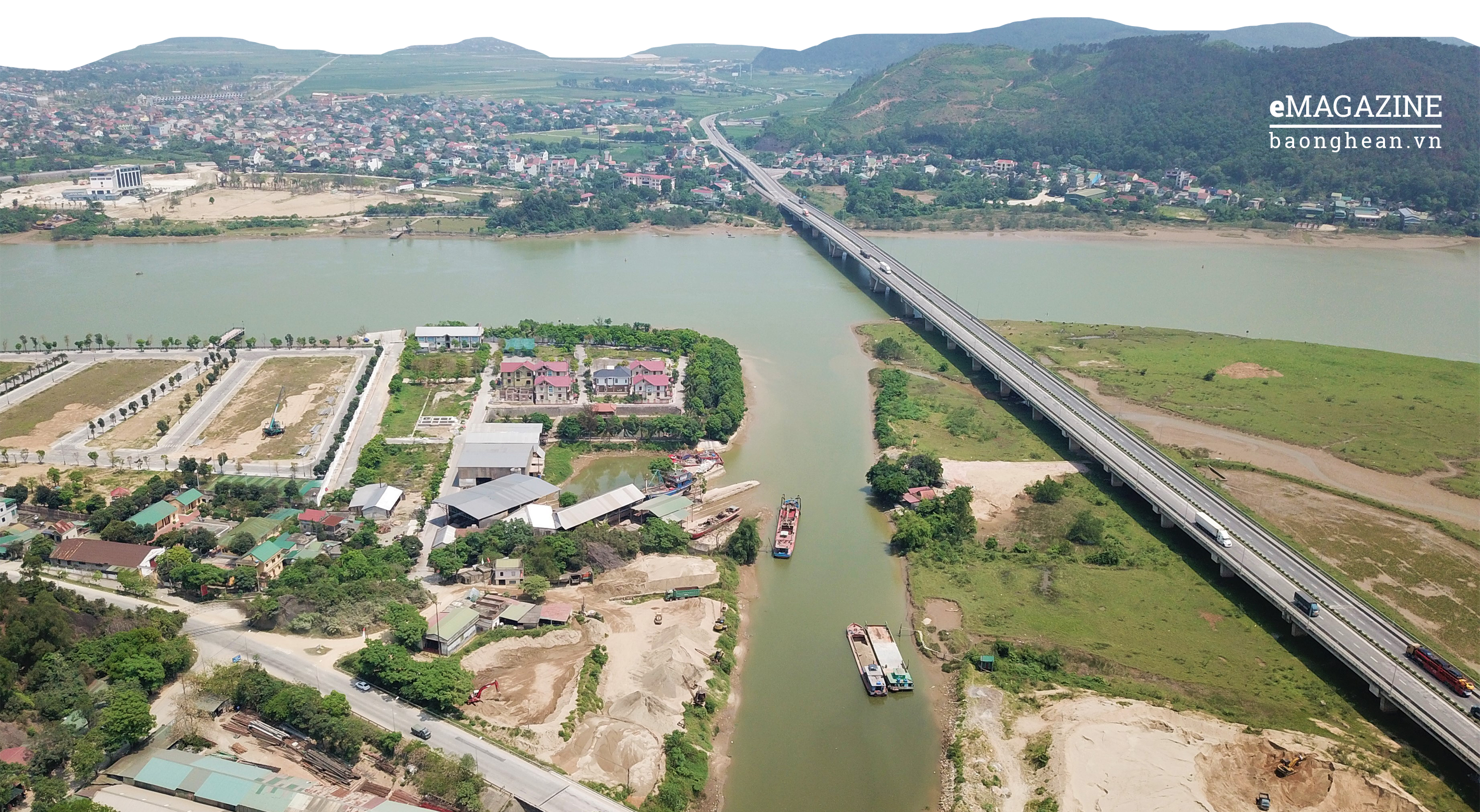 Đoạn cuối cùng của Kênh Nhà Lê trên đất Nghệ An. Nơi sông Vinh đổ vào sông Lam