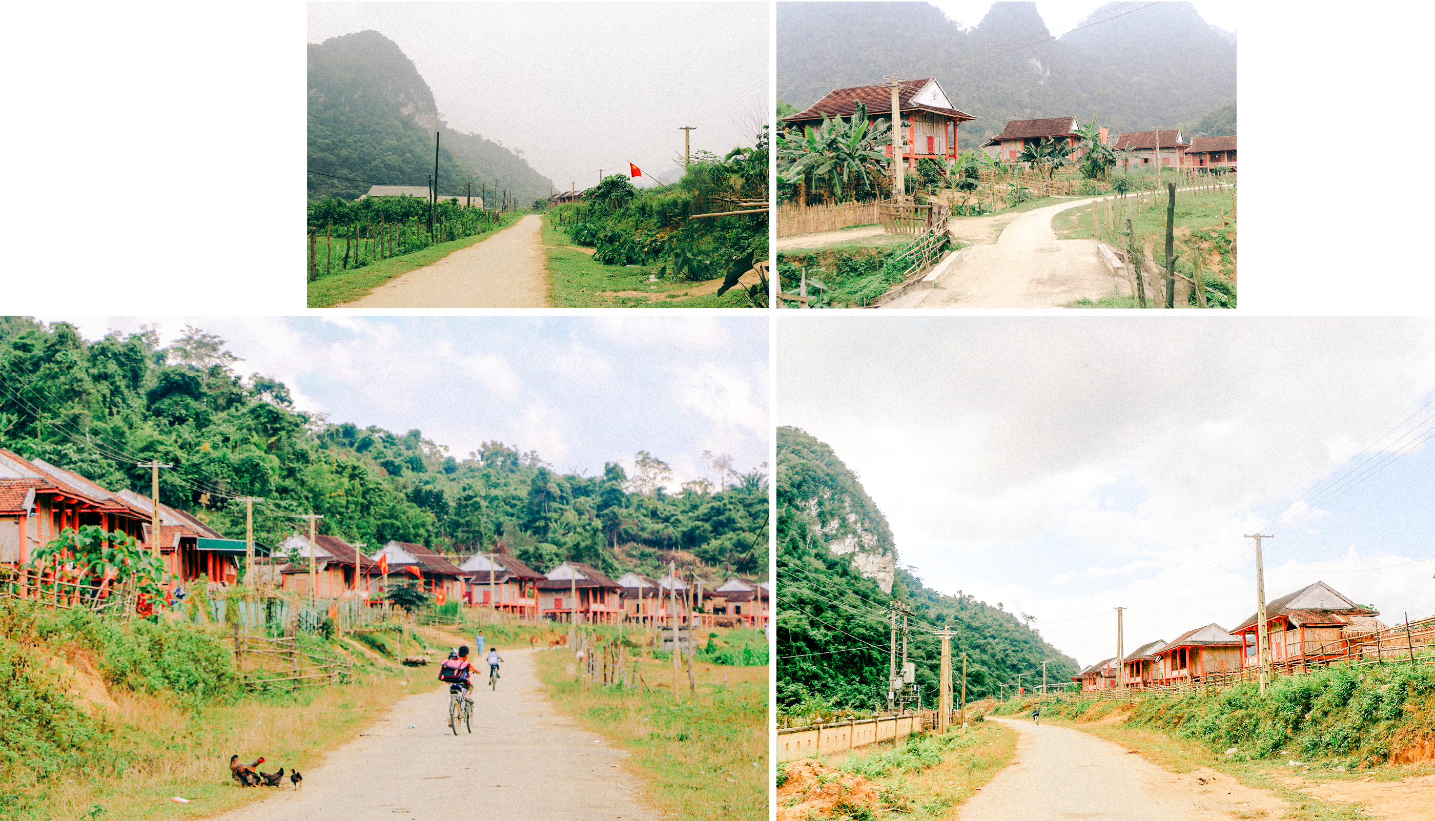 Một góc khu tái định cư Đan Lai ở bản Bá Hạ.