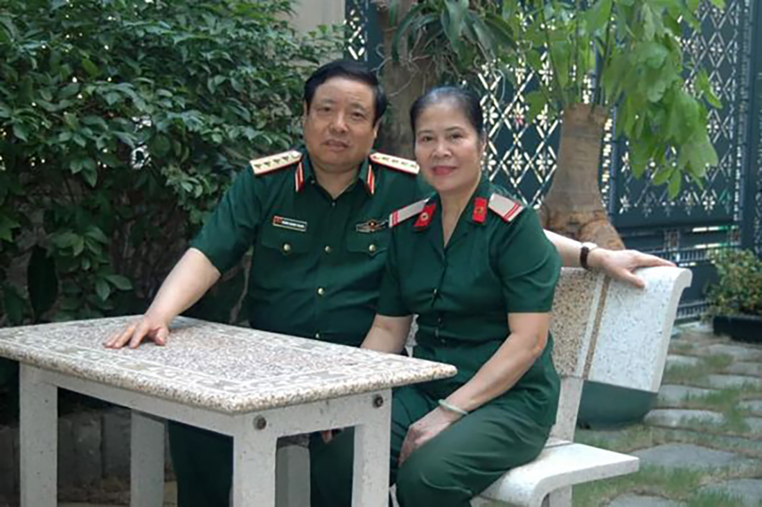 Đại tướng Phùng Quang Thanh và phu nhân Nguyễn Thị Lộc - nguyên y tá đội điều trị 46 Quân khu 4. Ảnh tư liệu