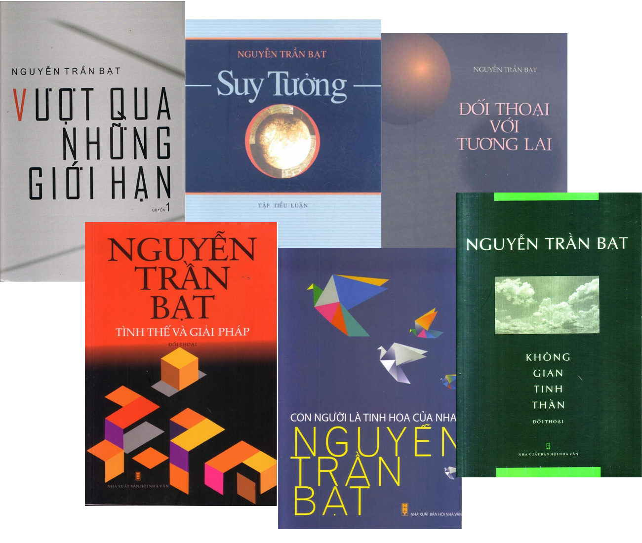 Một số tác phẩm của học giả Nguyễn Trần Bạt.