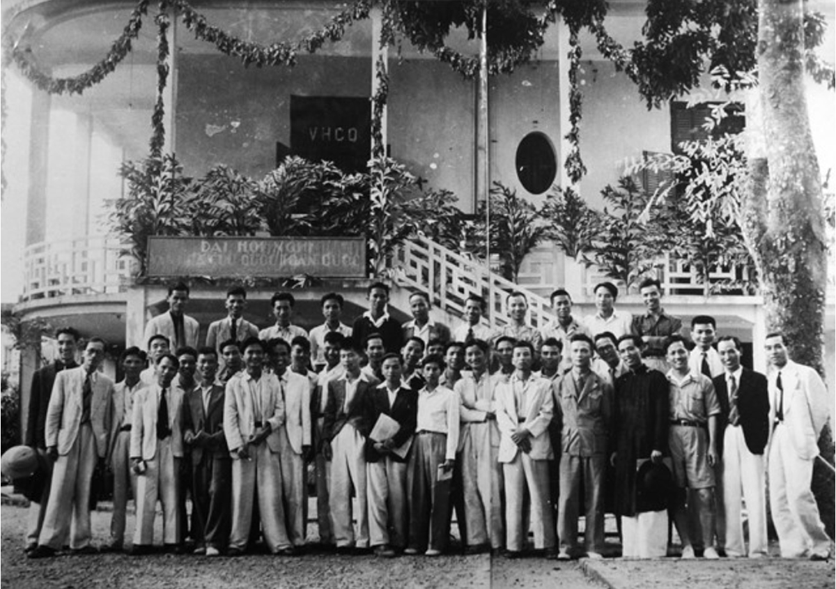 Các đại biểu dự Hội nghị Văn hóa toàn quốc lần thứ nhất, tháng 11 năm 1946. Ảnh: Tư liệu