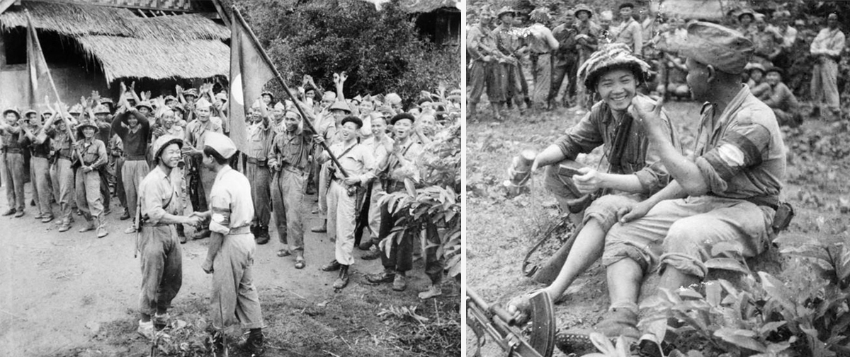 Liên quân Lào - Việt trong kháng chiến chống Pháp, năm 1950. Ảnh: TTXVN