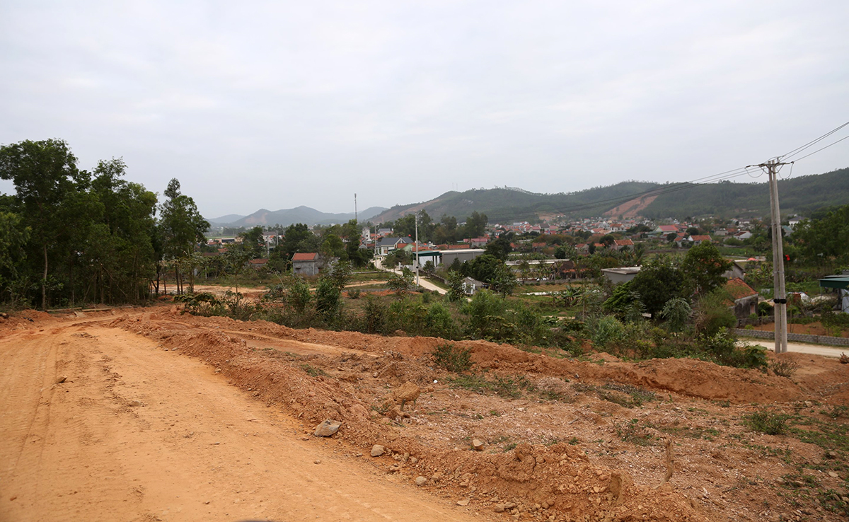 Có 132 hộ dân xóm 7, xã Quỳnh Vinh (Quỳnh Lưu) phải di dời ra khu tái định cư để nhường đất thực hiện dự án.