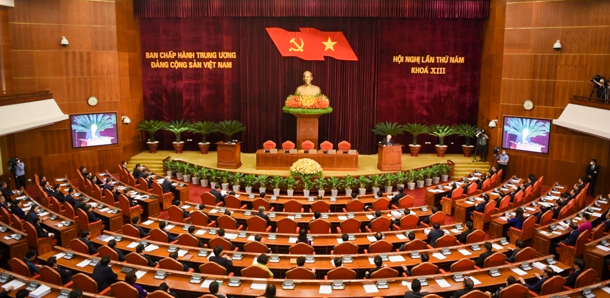 Tại Hội nghị Trung ương 5 (khóa XIII) diễn ra từ ngày 4 - 10/5/2022, Ban Chấp hành Trung ương Đảng đã thống nhất chủ trương thành lập Ban Chỉ đạo phòng, chống tham nhũng, tiêu cực cấp tỉnh. Ảnh: VOV