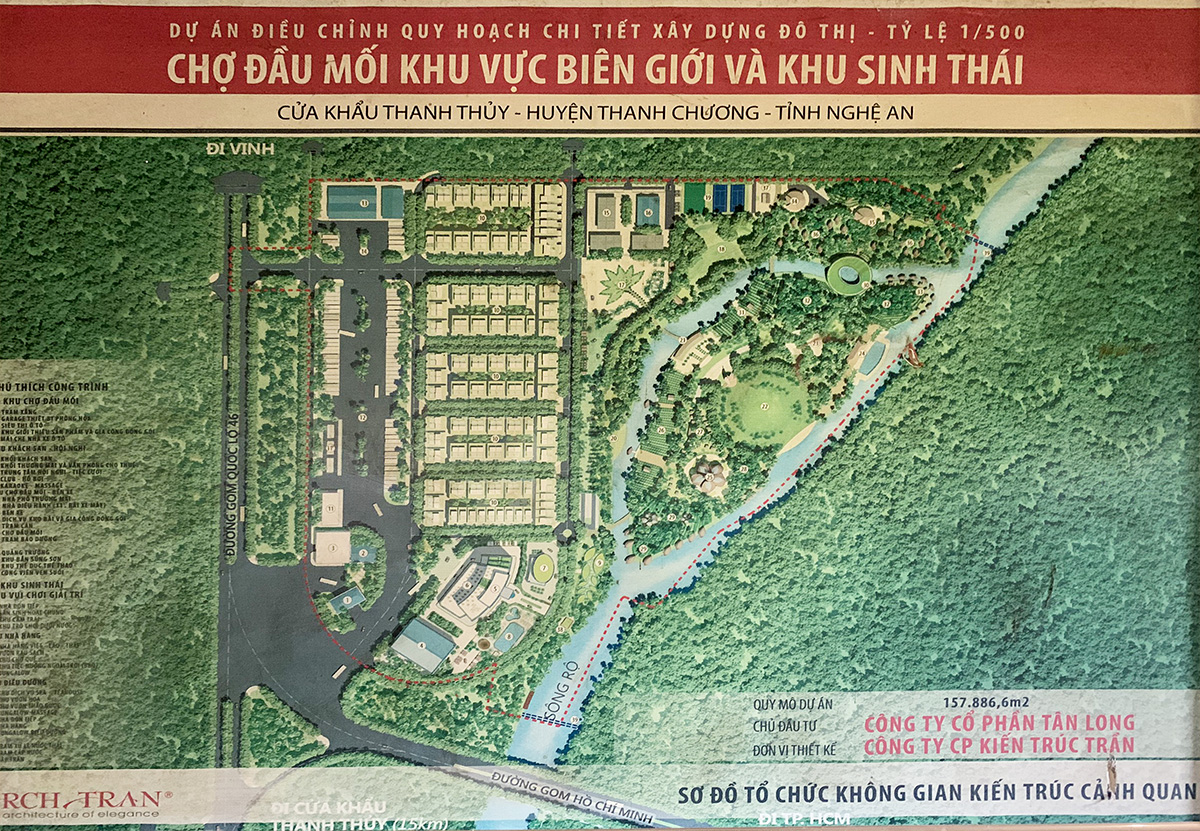 Dự án điều chỉnh quy hoạch chi tiết xây dựng chợ đầu mối khu vực biên giới và khu sinh thái Cửa khẩu Thanh Thủy.