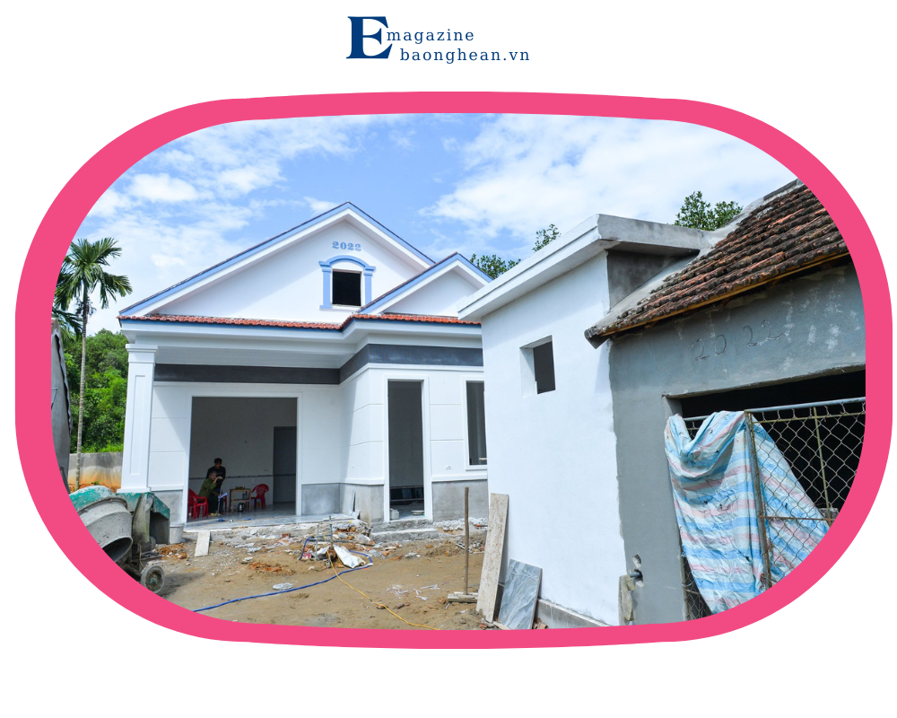 Qua Quỹ Vì Tầm Vóc Việt, nhiều người nghèo đã được hỗ trợ xây dựng những căn nhà khang trang, vững chãi.