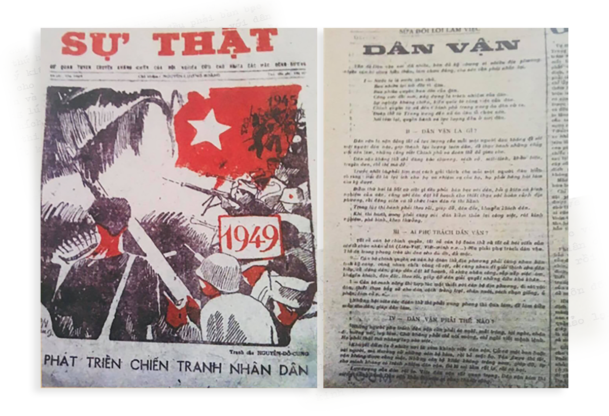 Bài “Dân vận” của Chủ tịch Hồ Chí Minh đăng trên báo Sự thật, số 120, ngày 15/10/1949