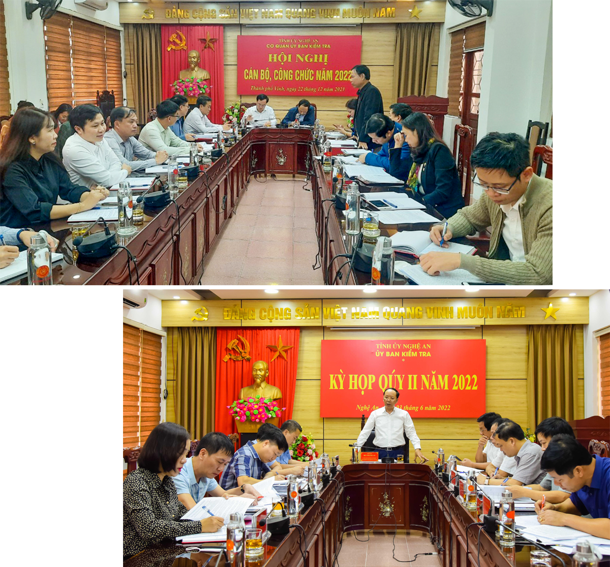 Ủy ban Kiểm tra Tỉnh ủy triển khai nhiệm vụ năm 2022 và họp phiên quý II/2022. Ảnh tư liệu: Song Hào - Thanh Lê