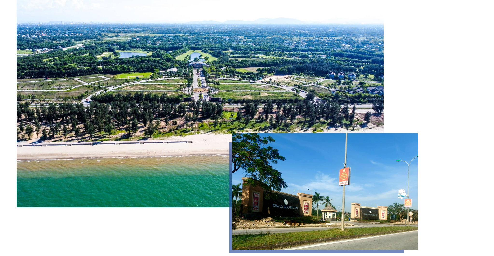 Tổ hợp sân Golf, Khách sạn, Biệt thự của Công ty cổ phần Golf biển Cửa Lò.