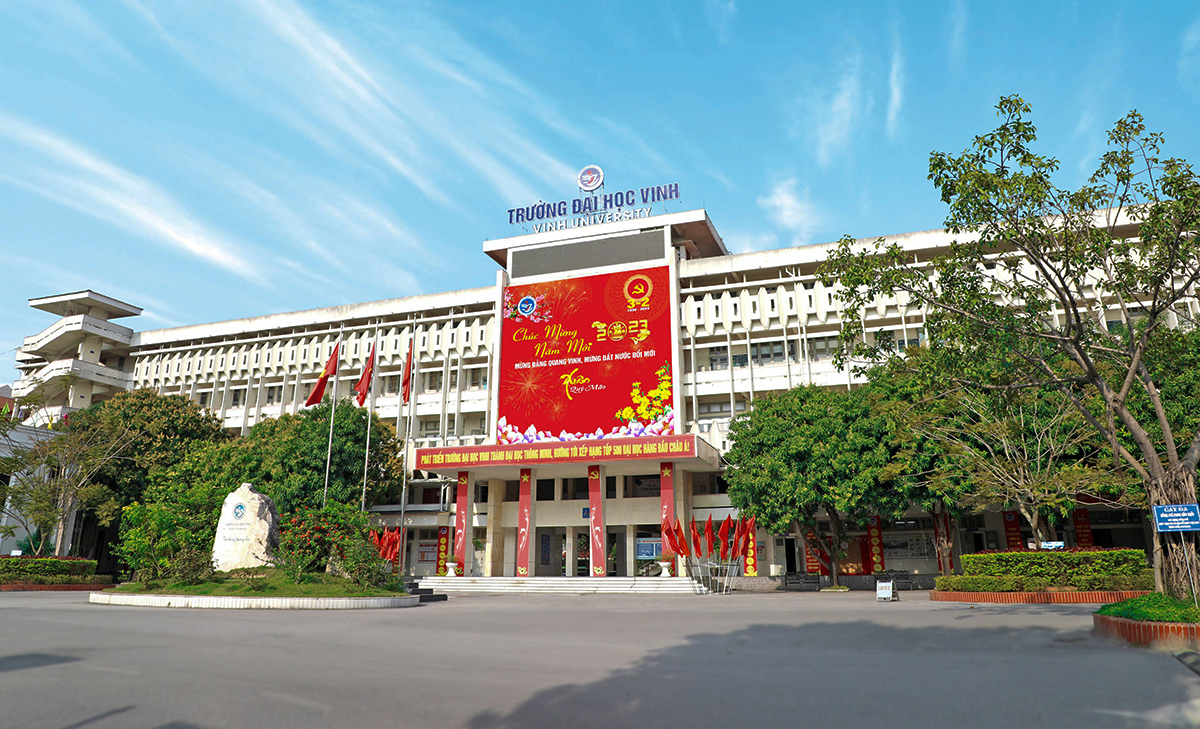 Trường Đại học Vinh được lựa chọn xây dựng thành đại học trọng điểm quốc gia cấp vùng. Ảnh: ĐHV