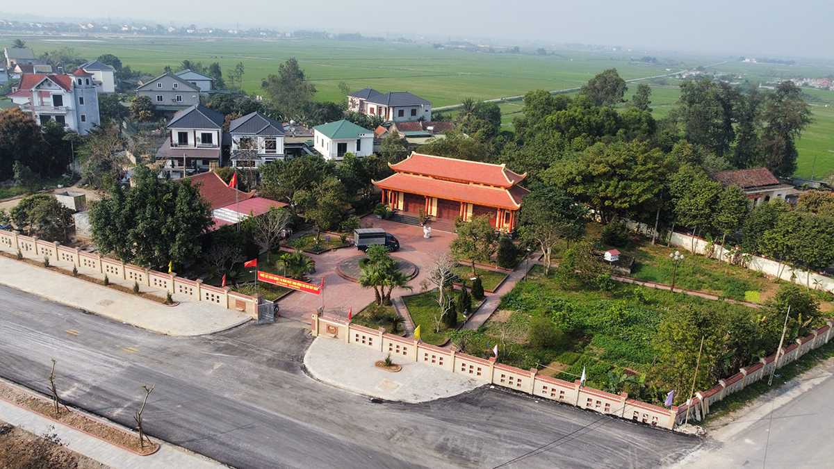 Nhà tưởng niệm Đại tướng Chu Huy Mân ở xã Hưng Hòa (TP. Vinh).