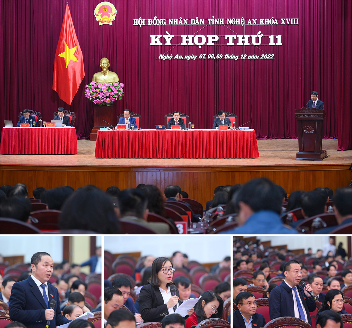 Chất vấn và trả lời chất vấn tại kỳ họp thứ 11, HĐND tỉnh Nghệ An khóa XVIII.