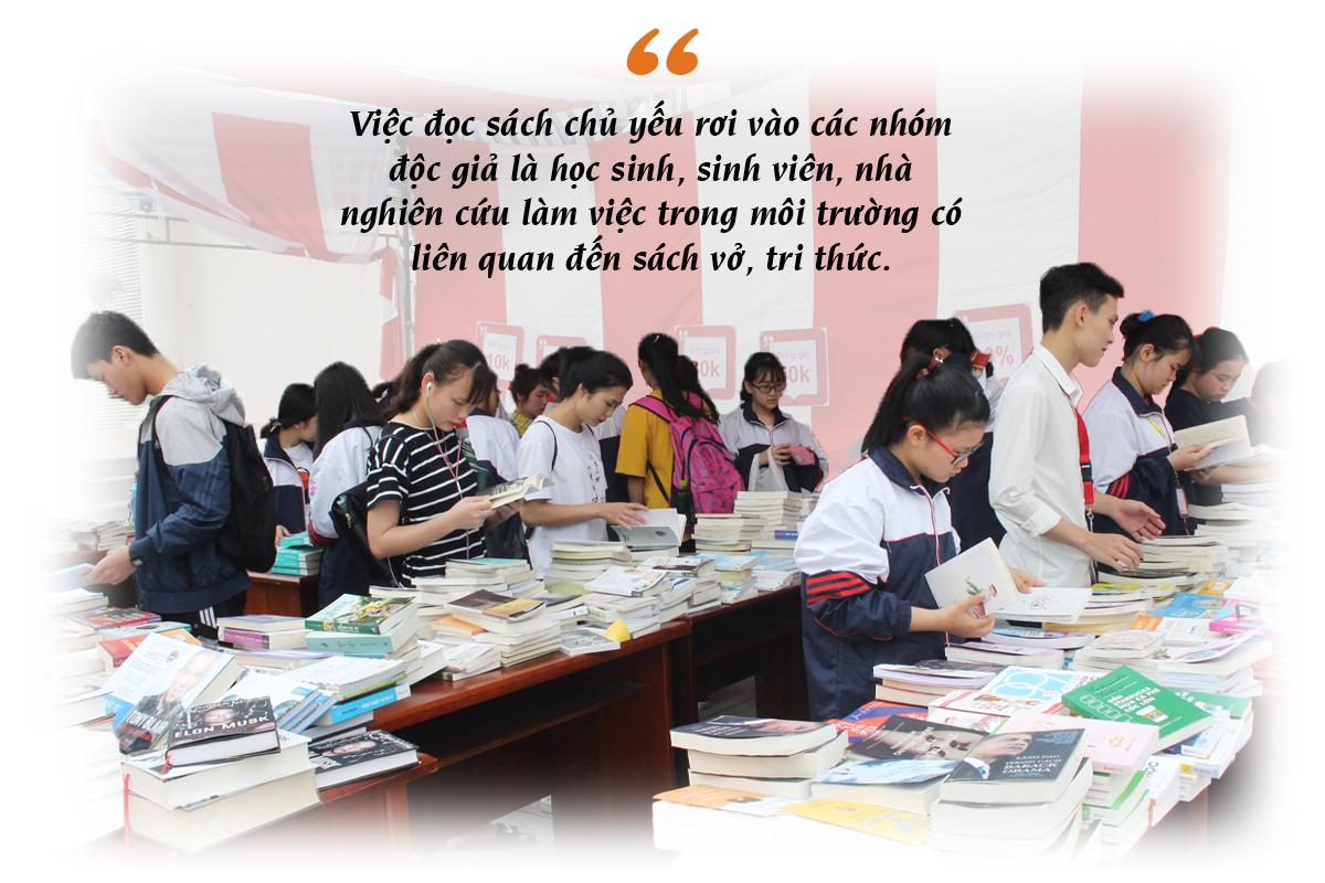 Học sinh, sinh viên tham gia ngày hội sách tại TP. Vinh. Ảnh tư liệu: P.T