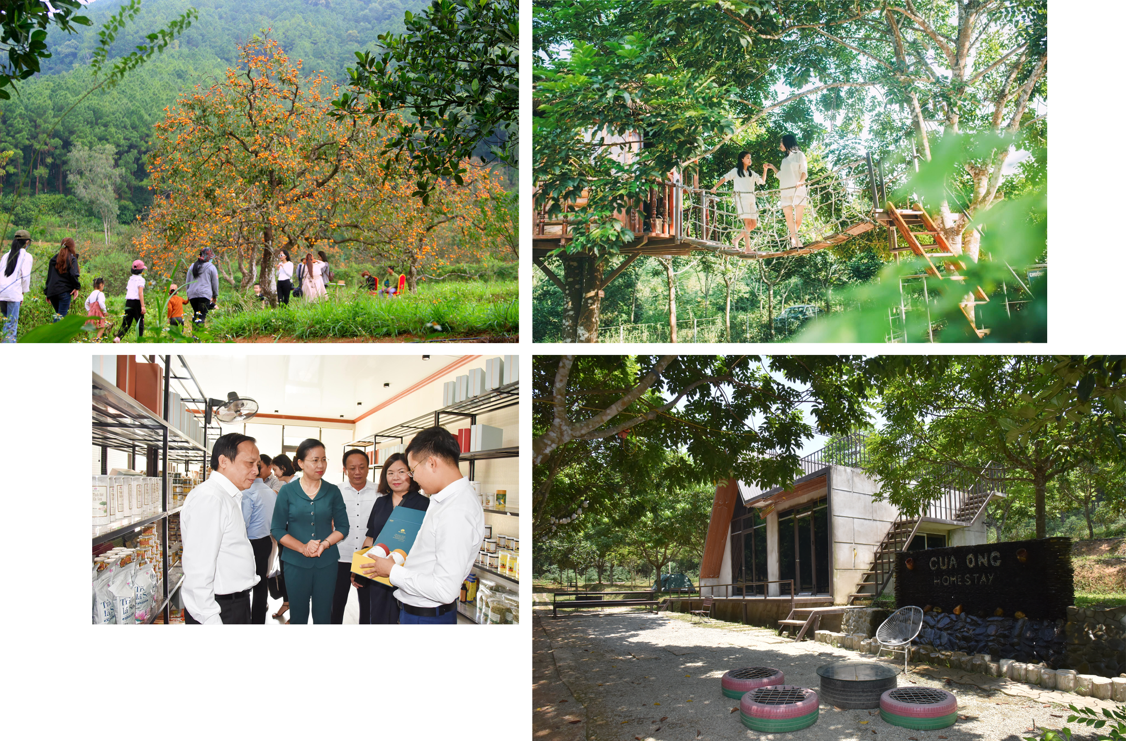 Nam Đàn đang chú trọng phát triển các mô hình kinh tế trang trại kết hợp du lịch sinh thái, du lịch trải nghiệm, homestay. Ảnh: Quang An - Thanh Lê - CSCC