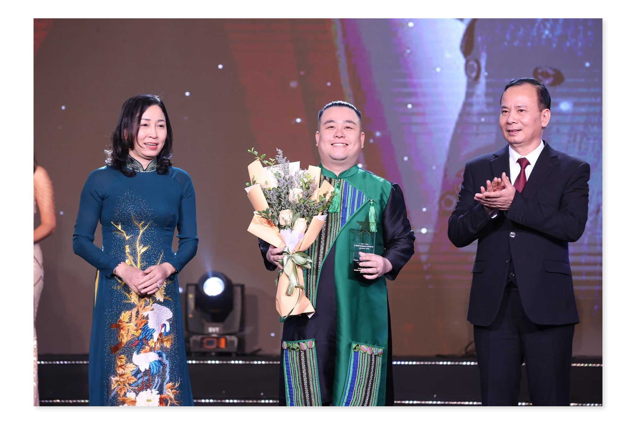 Nghệ sĩ Nguyễn Minh An được vinh danh nghệ sĩ tiêu biểu năm 2022.