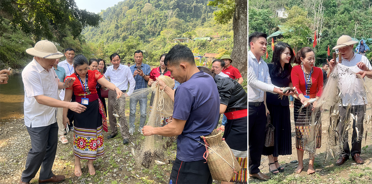 Đoàn huyện Quỳ Châu đến thăm quan học hỏi kinh nghiệm về xây dưng mô hình dân vận khéo 