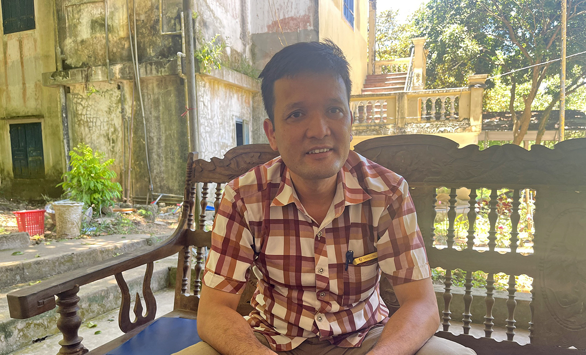 Ông Lê Minh Tuấn – nguyên kế toán trưởng của Tổng đội TNXP 3, hiện đang là hợp đồng thời vụ tại Tổng đội TNXP 3.