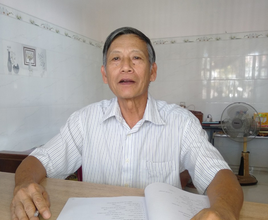 Kỹ sư Nguyễn Văn Hùng - người có công lớn trong việc phục dựng lại ngôi nhà.