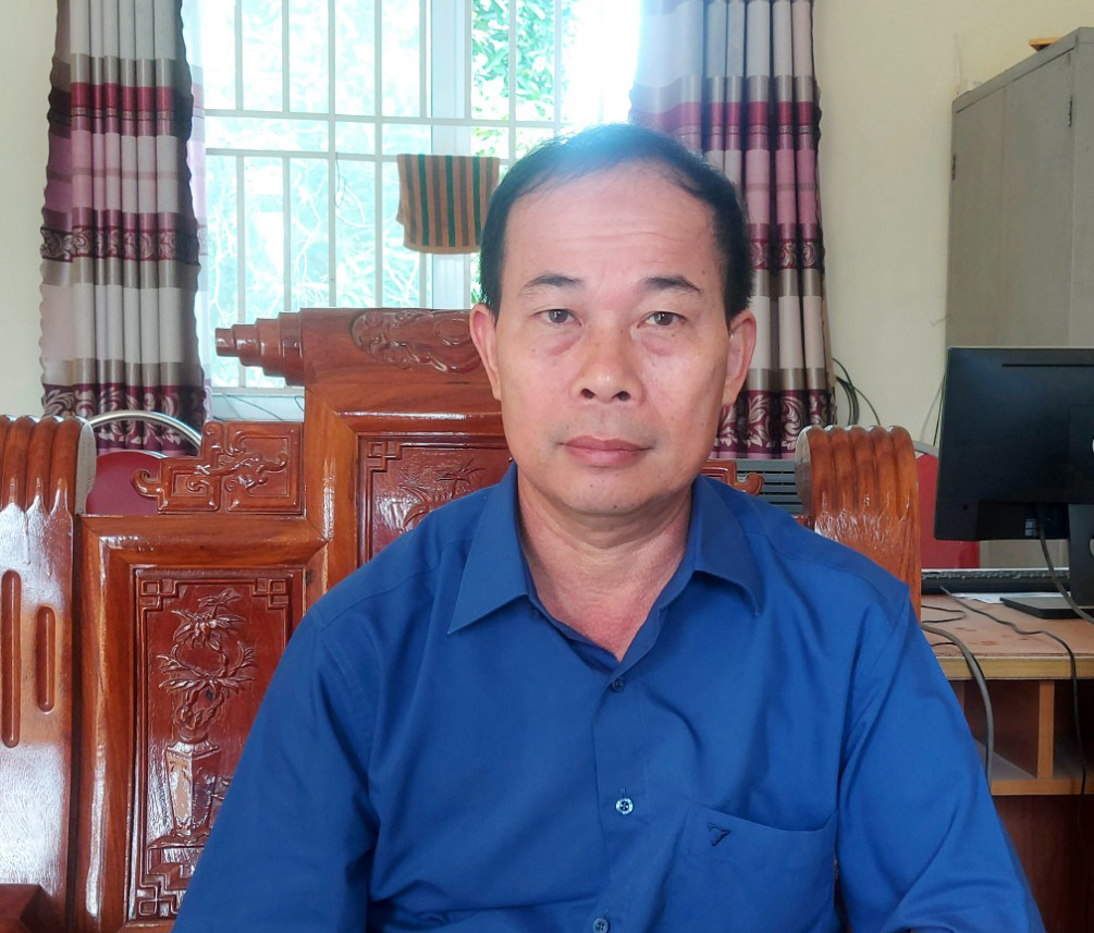 Ông Lê Văn Toan - Chủ tịch UBND xã Châu Bình.