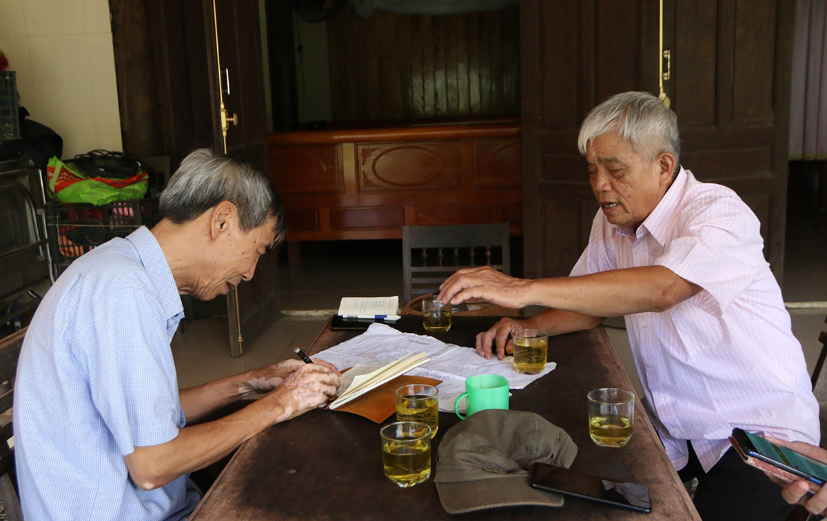 Sưu tầm tư liệu tại khu vực xã Quang Vĩnh, huyện Đức Thọ, tỉnh Hà Tĩnh.